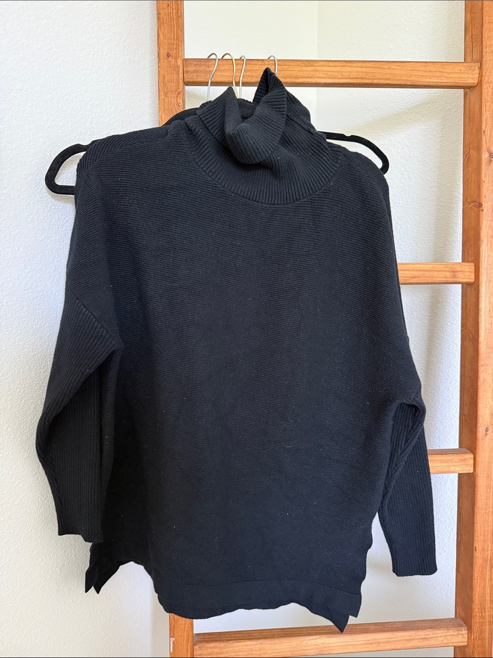 Black Turtleneck Women's Sweater